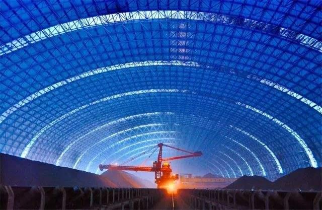 齐齐哈尔亿优钢构工程师为您解析原料场封闭技术的特点和类型